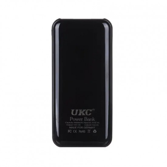 Мобільна зарядка портативна Power Bank 9600mAh UKC, Зовнішній акумулятор, Зарядка power bank. чорний Pro Opt