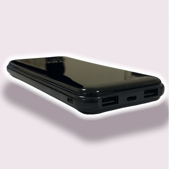 Мобільна зарядка портативна Power Bank 9600mAh UKC, Зовнішній акумулятор, Зарядка power bank. чорний Pro Opt