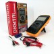 Цифровий мультиметр Digital DT-9208A універсальний тестер для дому з ніжкою проводами