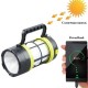 Потужний ліхтарик із Powerbank акумулятором 910-LED 912 COB кемпінговий діодний світильник Pro Opt