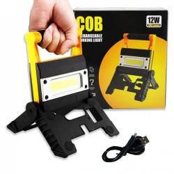 Прожекторний ліхтарик LED BL MS 8006 7858 6225 з акумулятором для кемпінгу Pro Opt