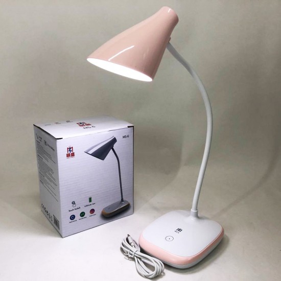 Лампа світлодіодна TaigeXin LED MS-6 TR70 з акумулятором автономна рожевий Pro Opt