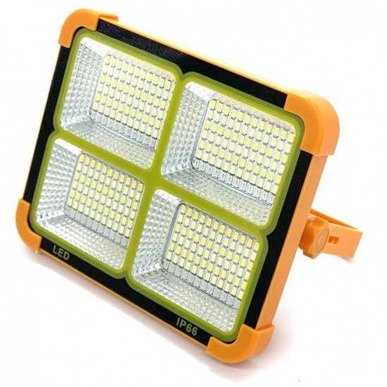 Прожектор ліхтар Solar LED light TR50 12000 mAH вбудований Повербанк сонячна панель Pro Opt