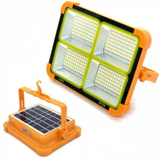 Прожектор ліхтар Solar LED light TR50 12000 mAH вбудований Повербанк сонячна панель Pro Opt