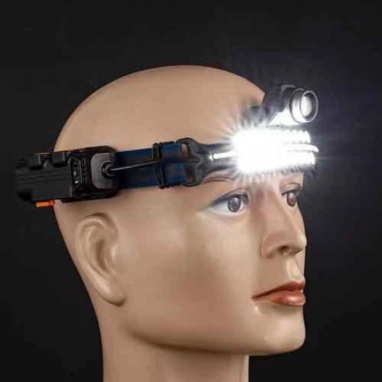 Потужний ліхтар налобний BL-W690-LTS TD90 SMD white+red сенсорний датчик руху Pro Opt