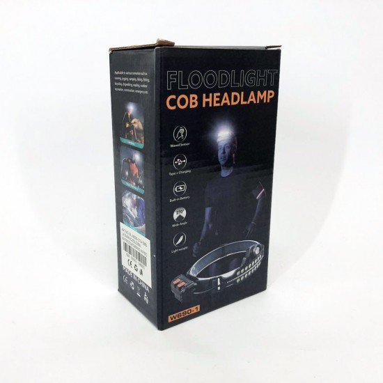 Потужний ліхтар налобний BL-W690-LTS TD90 SMD white+red сенсорний датчик руху Pro Opt