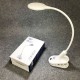 Настільна лампа Delux Tedlux TL-1009 K 1010 LED на гнучкій ніжці з прищіпкою домашня Pro Opt