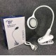 Настільна лампа Delux Tedlux TL-1009 K 1010 LED на гнучкій ніжці з прищіпкою домашня Pro Opt