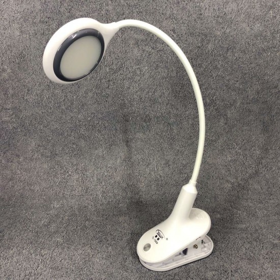 Настільна лампа Delux Tedlux TL-1009 K 1010 LED на гнучкій ніжці з прищіпкою домашня Pro Opt