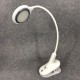 Настільна лампа Delux Tedlux TL-1009 K 1010 LED на гнучкій ніжці з прищіпкою домашня Pro Opt