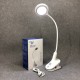 Настільна лампа Delux Tedlux TL-1009 K 1010 LED на гнучкій ніжці з прищіпкою домашня Pro Opt