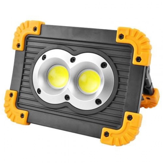 Прожектор ліхтар X-Balog L802-20W TR50 2COB+1W туристична лампа Pro Opt