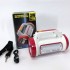 Ліхтарик 5158-LED TR70 COB на сонячній панелі та power bank червоний Pro Opt