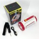 Ліхтарик 5158-LED TR70 COB на сонячній панелі та power bank червоний Pro Opt