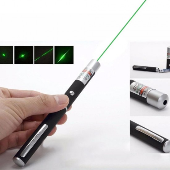 Ультрапотужний лазер Green Laser Pointer промінь 5 км лазерна указка на батарейках Зелений