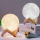 Нічник світильник Moon Lights Lamp LED USB нічник Місяць луна на підставці