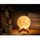 Нічник світильник Moon Lights Lamp LED USB нічник Місяць луна на підставці