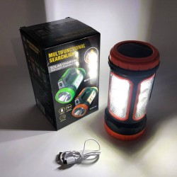 Ліхтарик XBL 818C-3W+COB 819 820 для кемпінгу світильник акумуляторний оранжевий Pro Opt