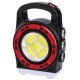Прожекторний ліхтар 6678С-3LED+5COB TR50 S із сонячною панеллю вбудований Power Bank акумулятор Pro Opt