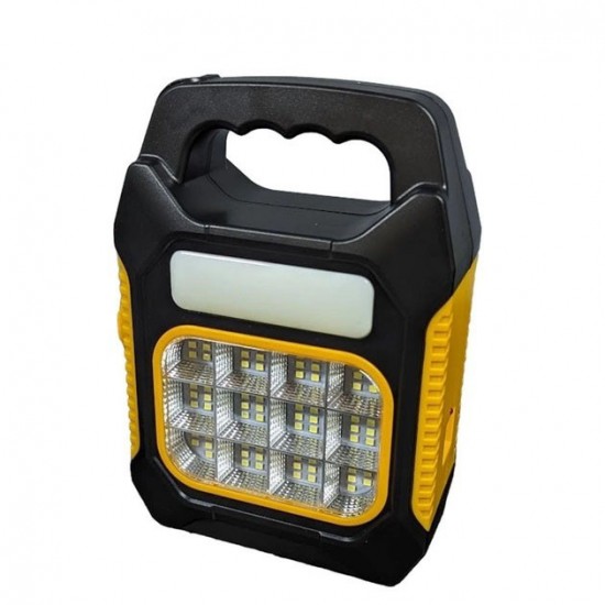 Ліхтарик JY-978D-LED+12COB 966 R світлодіодний з power bank прожектор жовтий Pro Opt