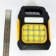 Ліхтарик JY-978D-LED+12COB 966 R світлодіодний з power bank прожектор жовтий Pro Opt