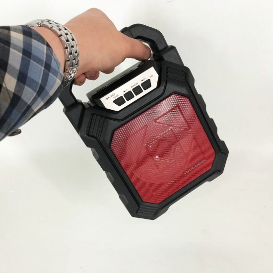 Бездротова портативна колонка Bluetooth YF-668BT. червоний Pro Opt