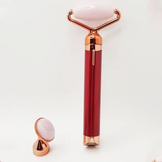 Масажер ролик електричний Facial Roller Massager. червоний Pro Opt
