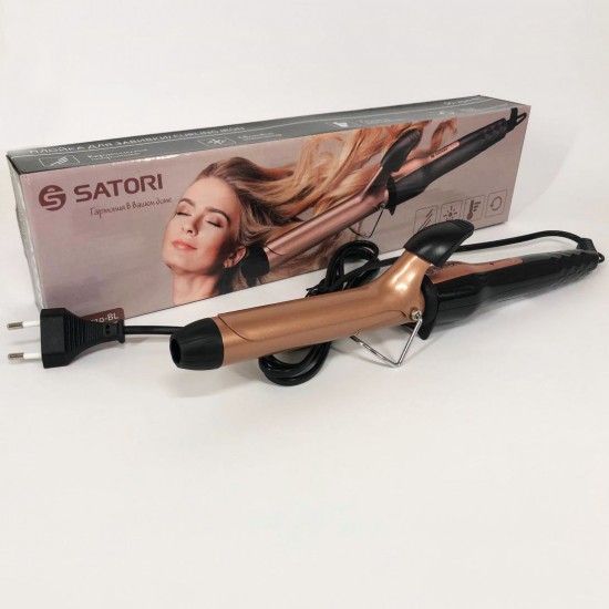 Плойка для волосся Satori SS-2510-BL 25 Вт, Праска для завивки волосся, Стайлер для укладання Pro Opt