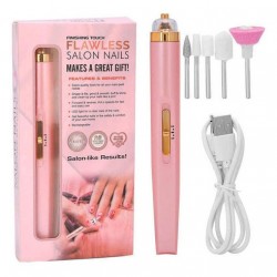 Фрезер для манікюру та педикюру Flawless Salon Nails, ручка фрезер для манікюру. рожевий Pro Opt