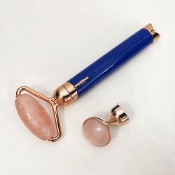 Масажер ролик електричний для особи Facial Roller Massager. синій Pro Opt