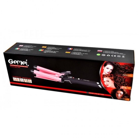 Потрійна плойка GEMEI GM-1956-25 Triple Pro Opt