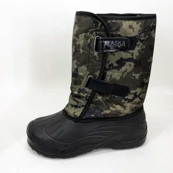 Чоловічі чоловічі чоботи черевики з товстим утеплювачем ALASKA ST 45 розмір (зелений піксель) Pro Opt