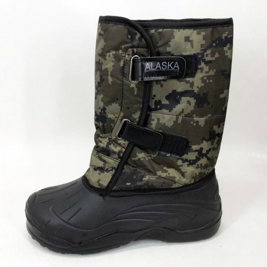Чоловічі чоловічі чоботи черевики з товстим утеплювачем ALASKA ST 45 розмір (зелений піксель) Pro Opt