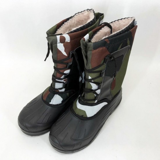 Утеплені чоботи чоловічі зимові Winter Comfort 2 тепле взуття для роботи 43 розмір (камуфляж) Pro Opt