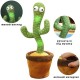 Танцюючий кактус співаючий 120 пісень з підсвічуванням Dancing Cactus TikTok іграшка Повторюшка кактус Pro Opt
