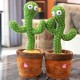 Танцюючий кактус співаючий 120 пісень з підсвічуванням Dancing Cactus TikTok іграшка Повторюшка кактус Pro Opt