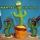 Танцюючий кактус співаючий 120 пісень з підсвічуванням Dancing Cactus TikTok іграшка Повторюшка кактус Pro Opt