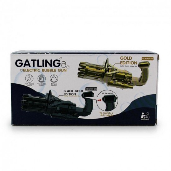 Кулемет дитячий з мильними бульбашками Gatling Мініган WJ 950 Pro Opt