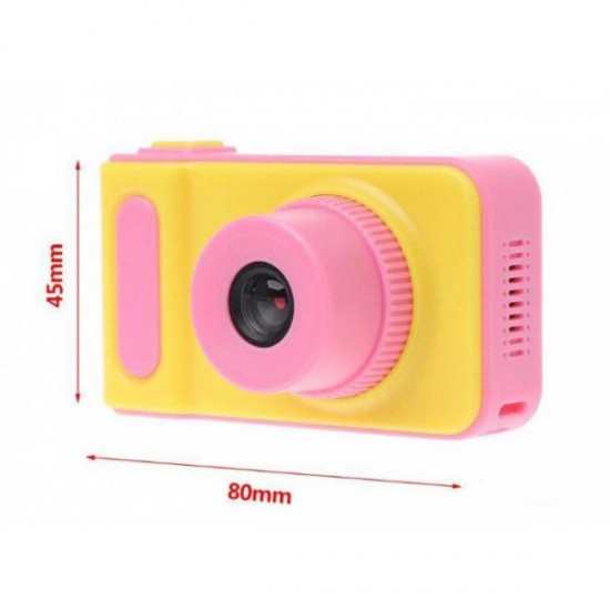 Дитячий цифровий фотоапарат Smart Kids Camera V7 baby T1. рожевий Pro Opt