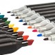 Набір маркерів скетч для малювання Touch Marker 36 шт двосторонні для дітей
