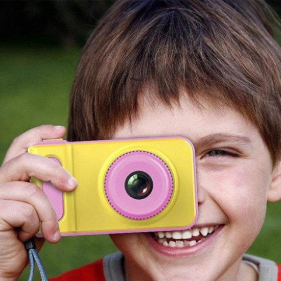 Дитячий цифровий фотоапарат Smart Kids Camera V7 baby T1. рожевий Pro Opt