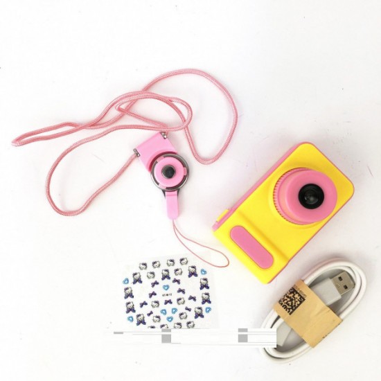 Дитячий цифровий фотоапарат Smart Kids Camera V7 baby T1. рожевий Pro Opt