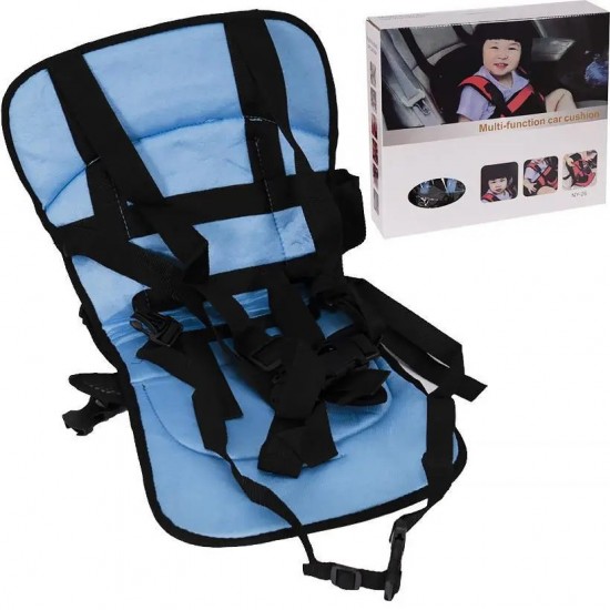 Дитяче автокрісло Multi Function Car Cushion до 12 років. синій Pro Opt
