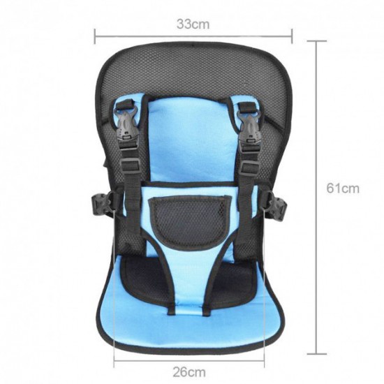 Дитяче автокрісло Multi Function Car Cushion до 12 років. синій Pro Opt