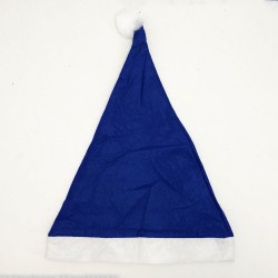 Шапка Діда Мороза новорічна. Синя стандартна Pro Opt