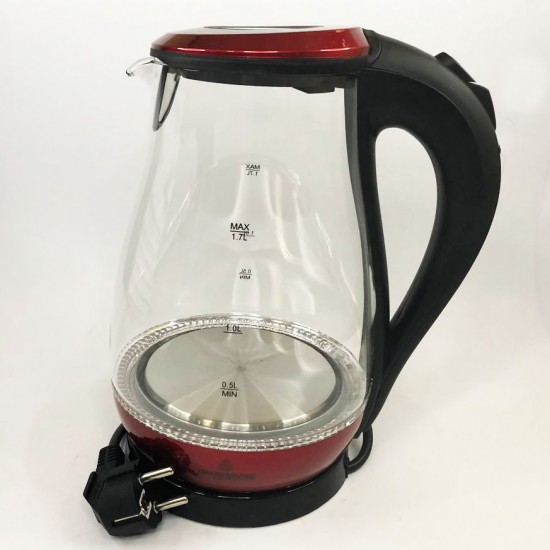 Електрочайник Crownberg Cb-9114 1.7 Л Скляний Електричний Чайник Crownberg Pro Opt