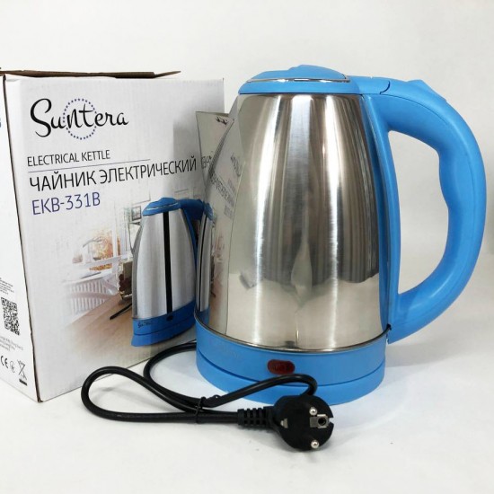 Електрочайник Suntera EKB-331B, Тихий електричний чайник, дисковий чайник, хороший електричний чайник Pro Opt