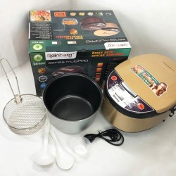 Мультиварка Rainberg RB-6207 З Фритюрницею, 12 Програм, скороварка пароварка мультиварка. бежевий Pro Opt