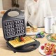 Вафельниця Domotec MS-7705 електрична з антипригарним покриттям 1000 Вт Pro Opt