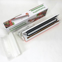 Вакууматор Freshpack Pro вакуумний пакувальник їжі, побутової. помаранчевий Pro Opt